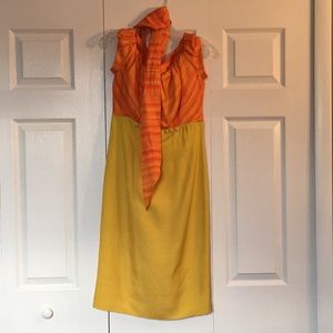 Vintage Yellow and orange Dress